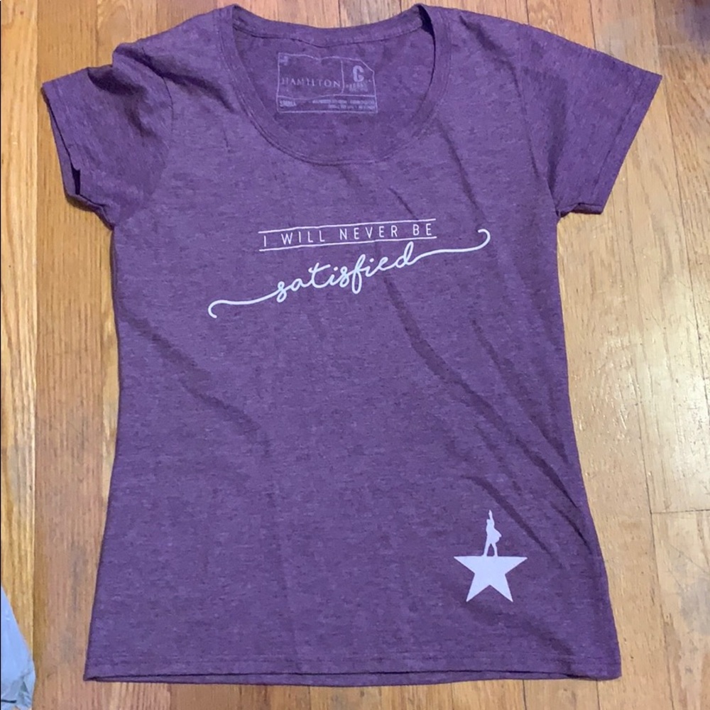 purpley red short sleeve